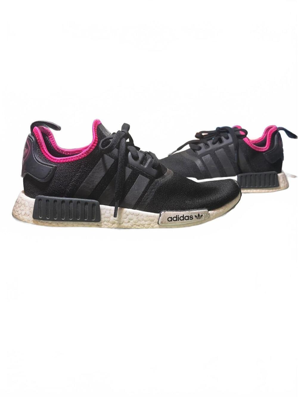 Size 10.5 Men’s - adidas NMD R1 Black Shock Pink
